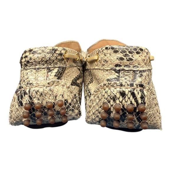 Cole Haan Grant Embossed Snakeskin Driving Moc Loafer Women size 7 - Picture 5 of 9